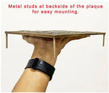 Veteran Memorial Plaques - Custom Bronze on hand