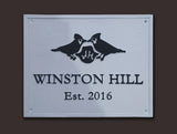 Brass Entryway Wall Decor - Timeless Welcome Plaque - Vintage Style