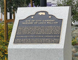 Cast bronze commemorative sign plaques - California historical landmarks plates - Personalized historical markers - Garden memorial stones