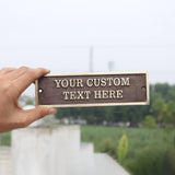 Custom Bronze Plaque