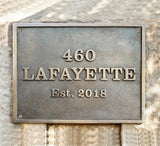 Bronze Home Name Plaque – Personalized Outdoor Sign