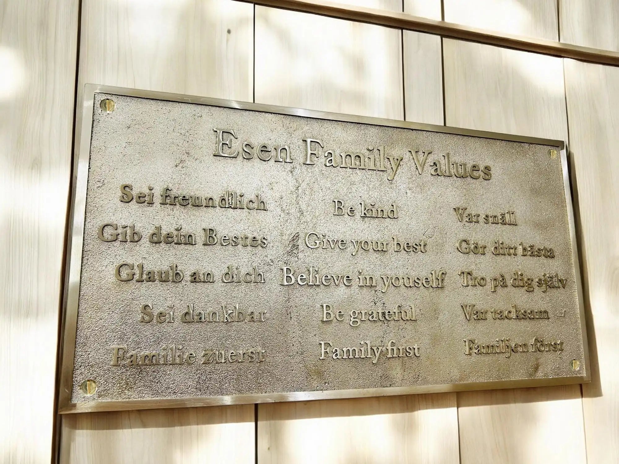 Cast Brass Customized sign plaques - Personalized long lasting signs
