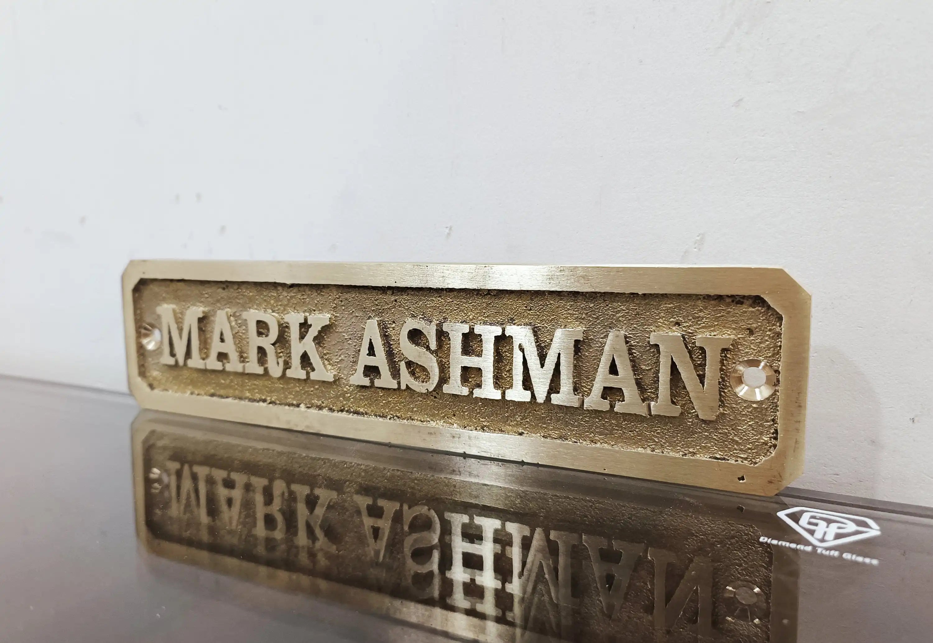 Cast brass custom nautical signs