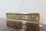 Cast brass custom nautical signs