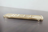 Cast brass custom nautical signs