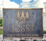 Cast bronze customized signs - Old fashioned personalized signs