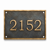 Bronze Address Plaque | Custom Cast Bronze Sign