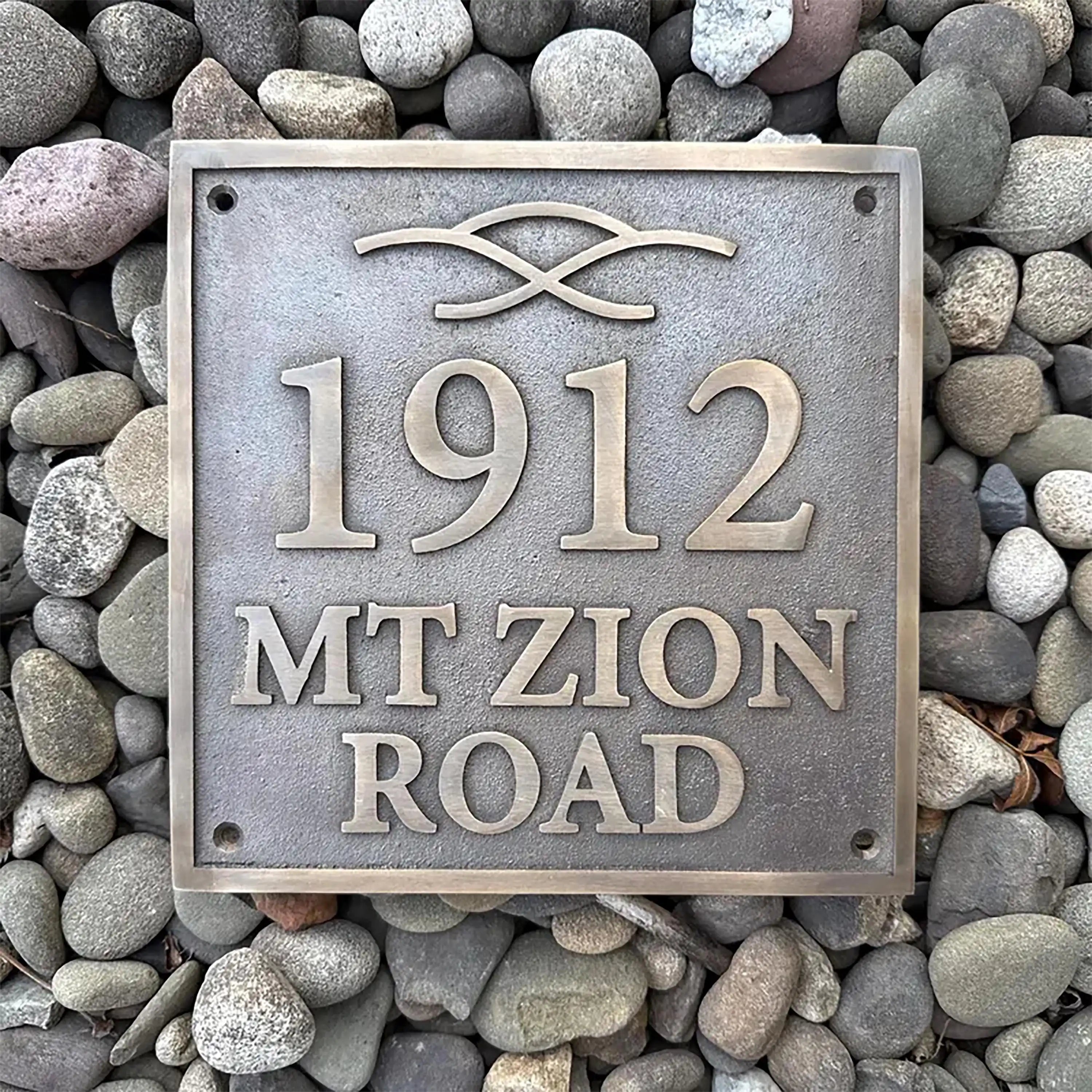 Custom Bronze Villa Signs – Personalized House & Office Nameplates