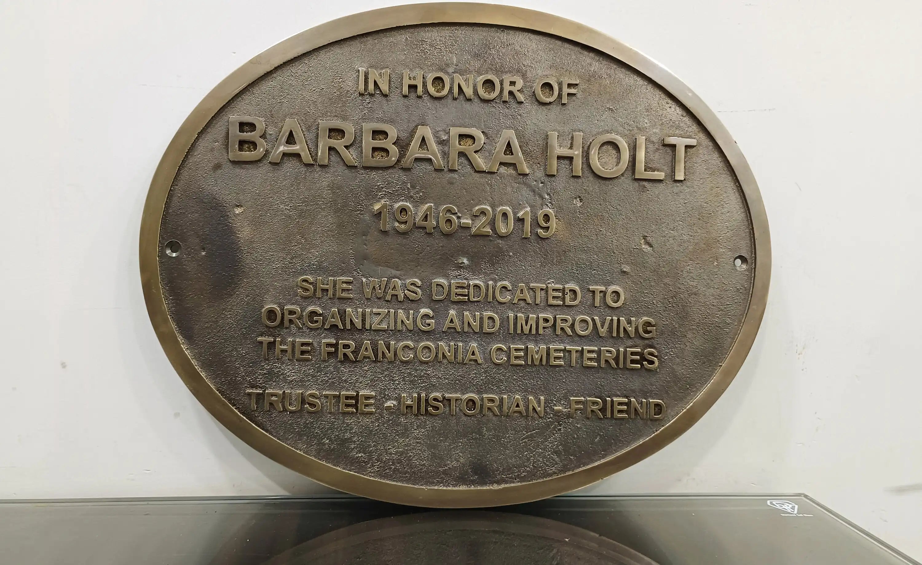 Custom Circular Bronze Address Signs