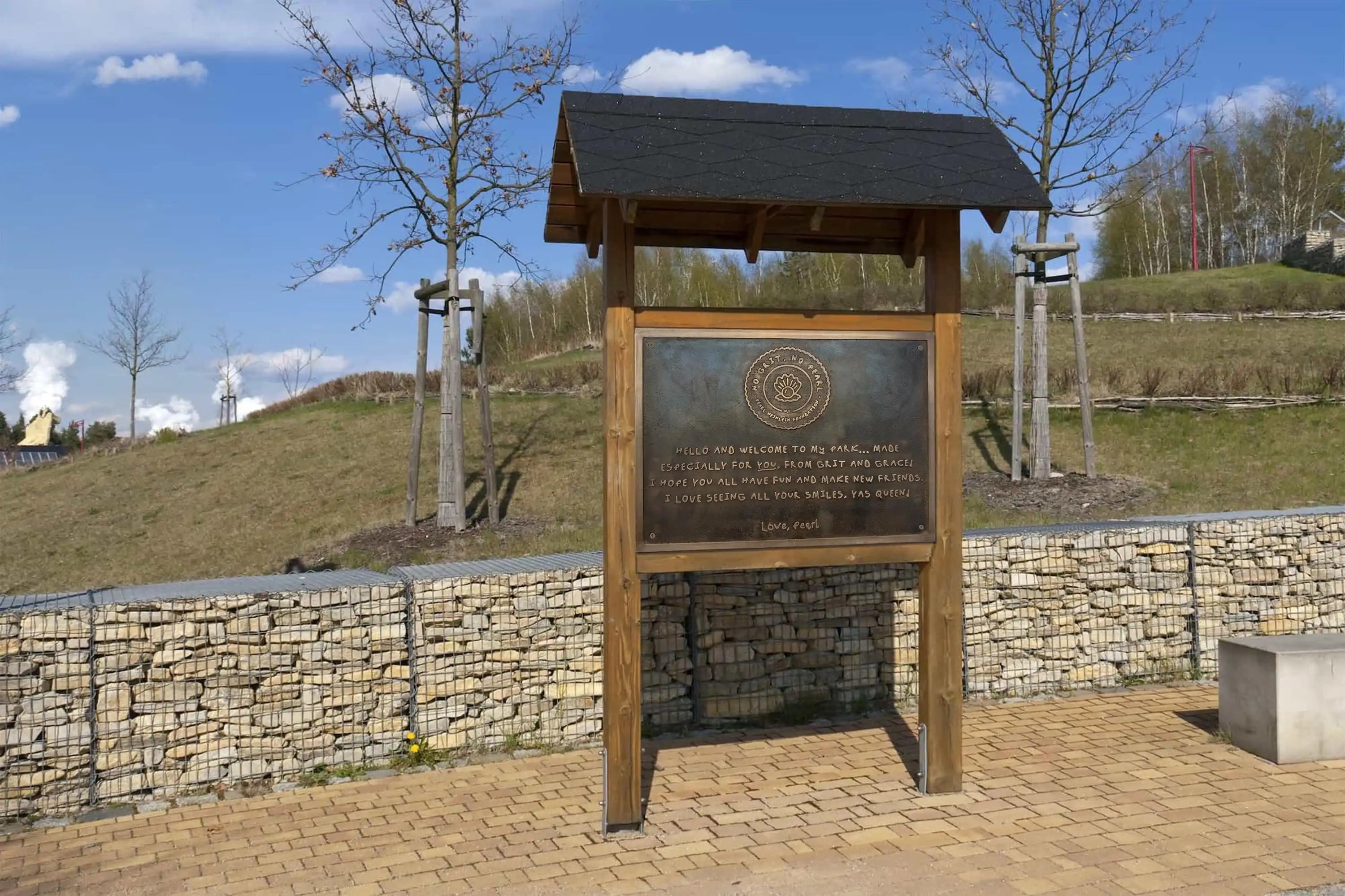 Custom handmade Bronze Plaque