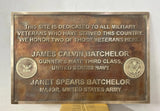 Customized Bronze Memorial Plaque
