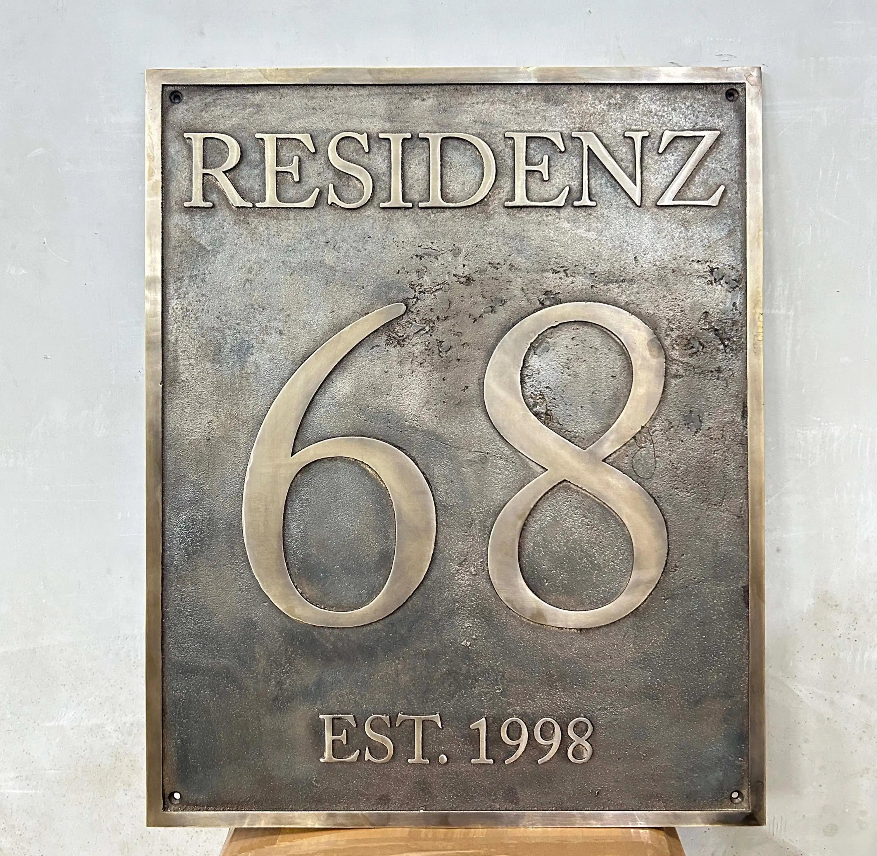 Customized cast bronze plaques - Heavy duty Historical markers