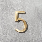 Decorative house numbers floating