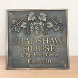 Personalized Cast Bronze Plaques - Add your Custom Text, Logo and design
