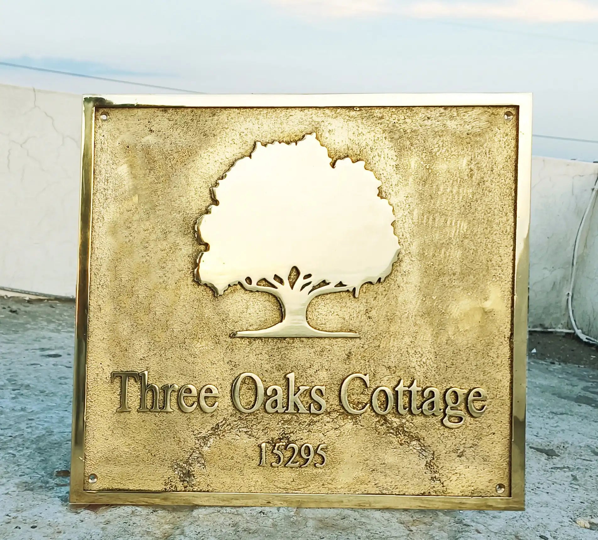 Personalized Brass Signs | Custom 3D Brass Plaques
