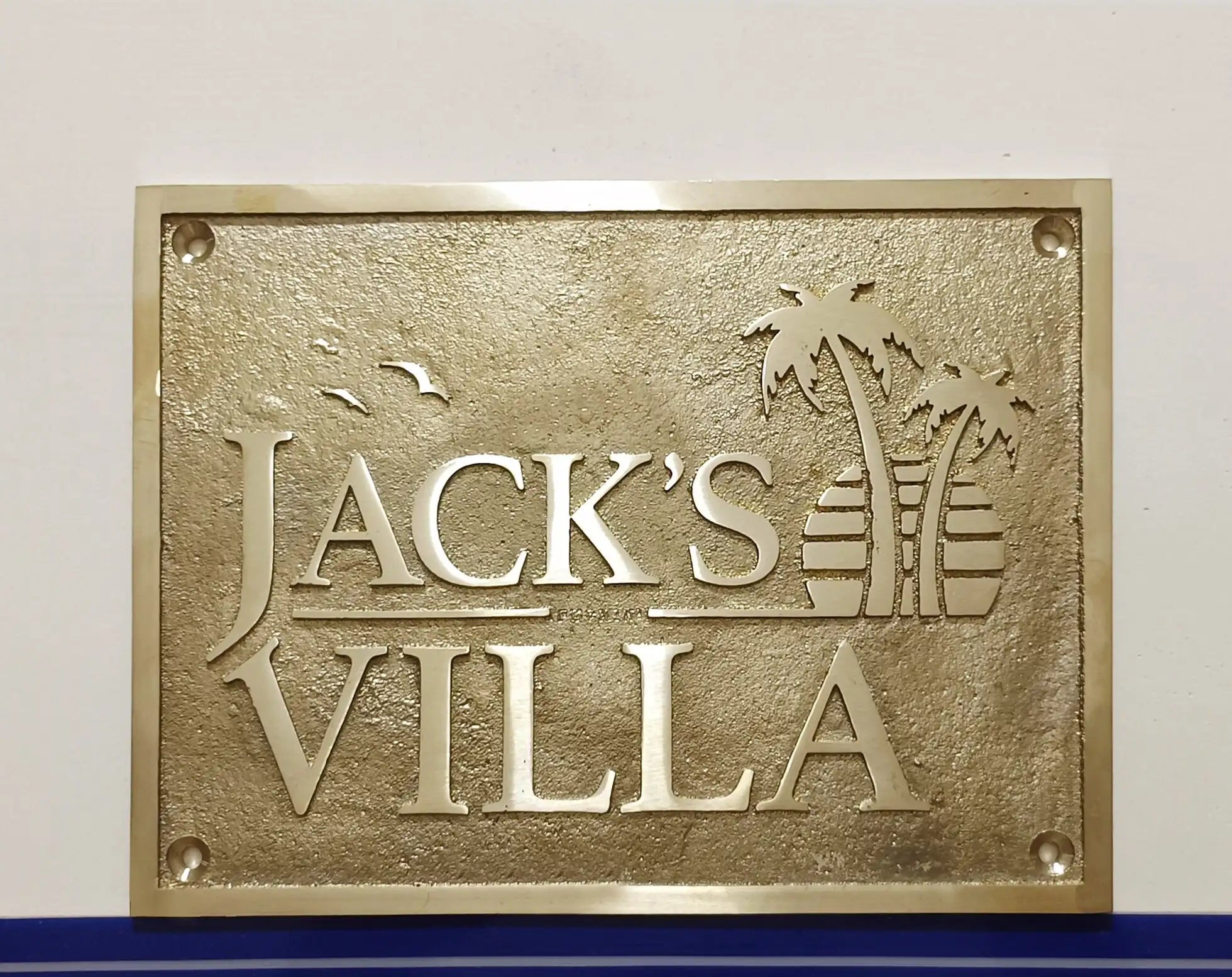 Personalized Brass Signs | Custom 3D Brass Plaques