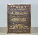 Personalized Memorial plaques - bronze custom plaque