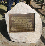 Personalized Memorial plaques - bronze custom plaque
