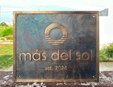 Personalized Solid Bronze Address Plaque