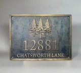 Bronze Home Name Plaque – Personalized Outdoor Sign