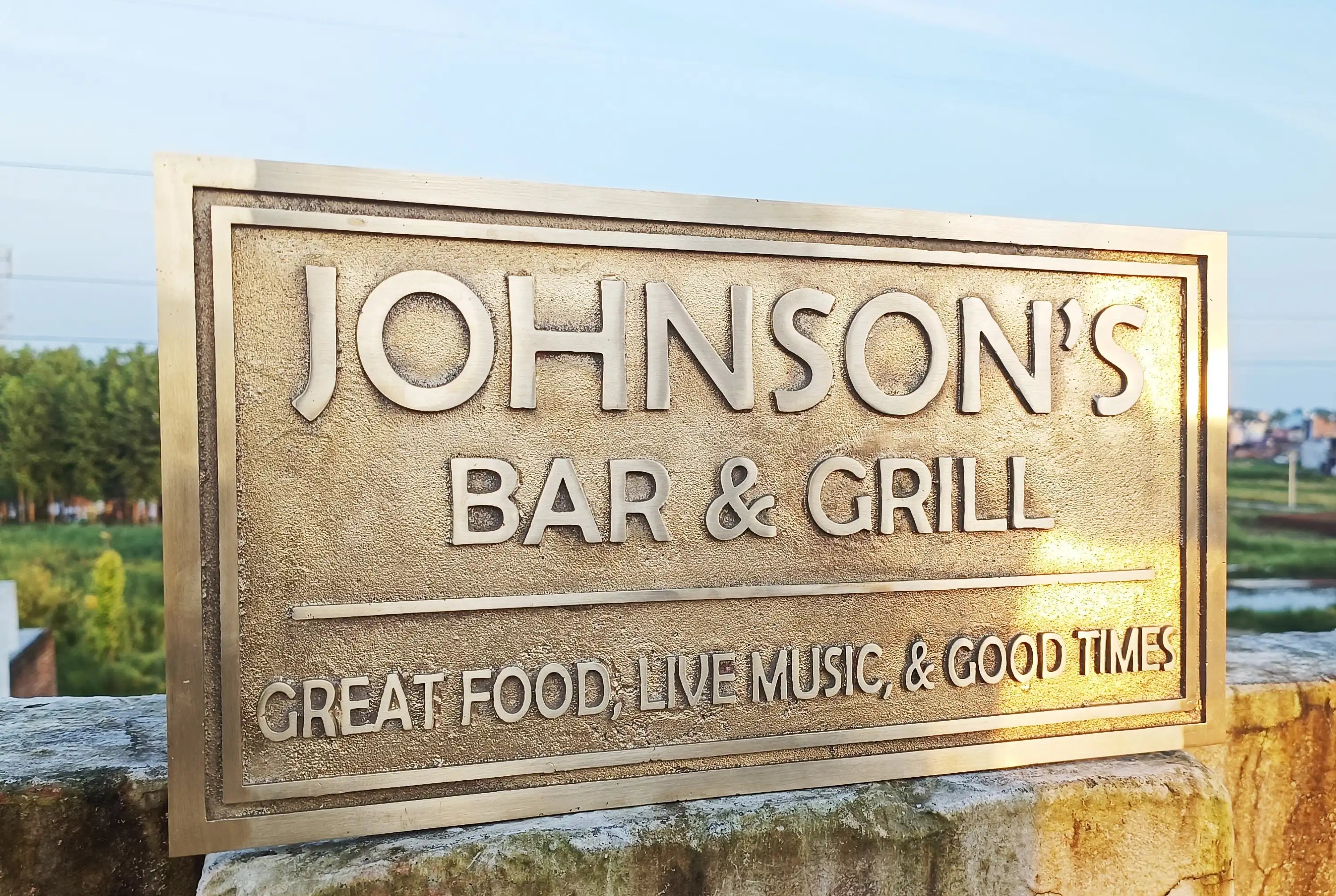 Personalized vintage plaques