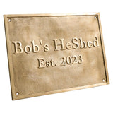 Personalized vintage plaques