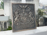 Custom Bronze plaque - Family Crest Plaques , Cast Bronze Plaques