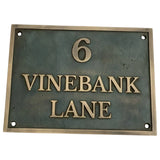 Custom Bronze Plaques - Address Plaques with Custom Design