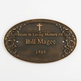 Personalized Bronze Memorial Plaques
