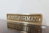 Customized classic brass signs - Nautical signs and plaques