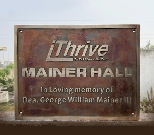 Custom Engraved & Cast Plaques | Bronze/Brass