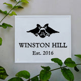 Brass Entryway Wall Decor - Timeless Welcome Plaque - Vintage Style 