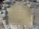 Cast bronze commemorative sign plaques - California historical landmarks plates - Personalized historical markers - Garden memorial stones