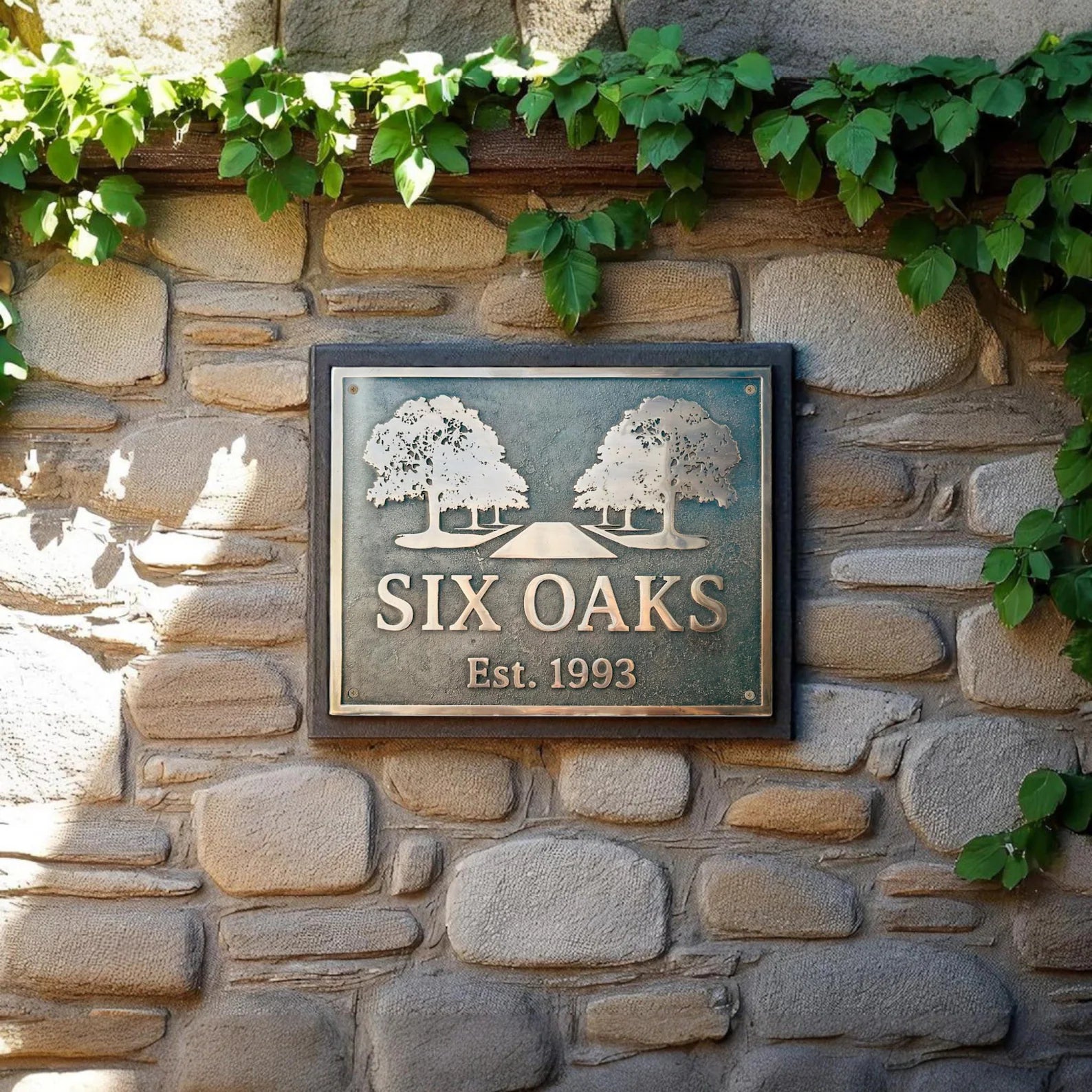 Bronze Address Signs - Custom Bronze Plaques