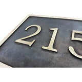 Bronze Address Plaque | Custom Cast Bronze Sign