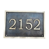 Bronze Address Plaque | Custom Cast Bronze Sign