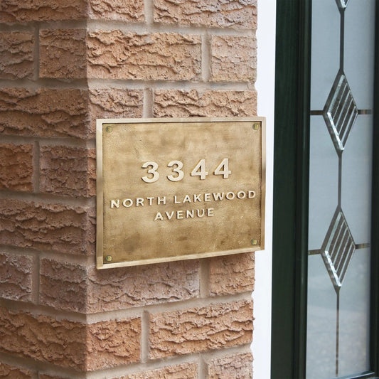 Cast Brass custom sign plaques - Custom language plaques