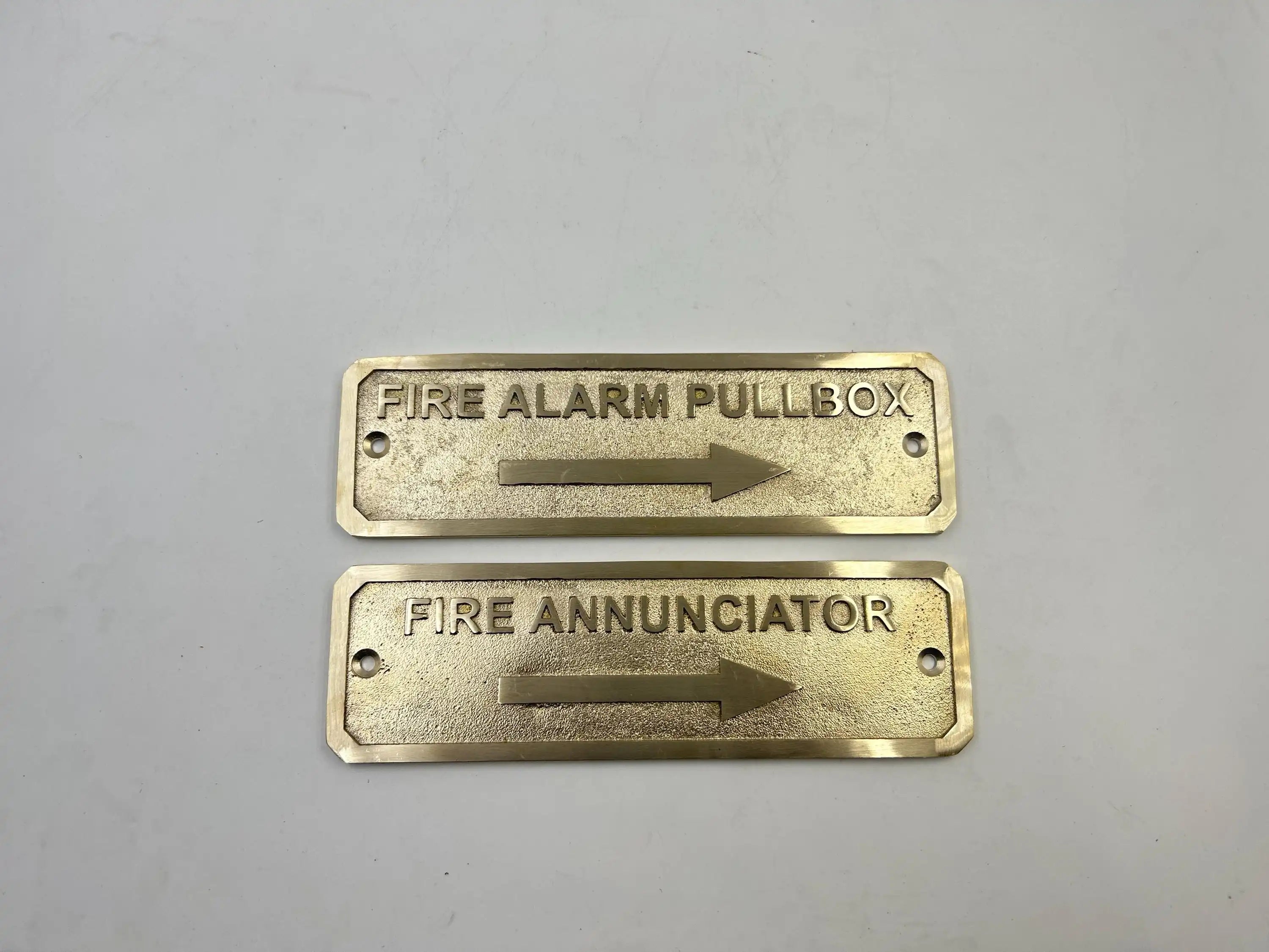 Cast Brass custom signs - Personalized decor metal signs 