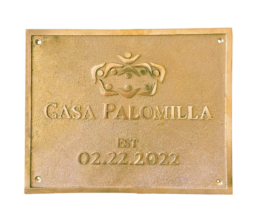 Cast Bronze/Brass custom signs & plaques