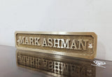 Cast brass custom nautical signs