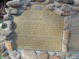 Cast bronze commemorative sign plaques - California historical landmarks plates - Personalized historical markers - Garden memorial stones