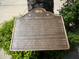 Cast bronze commemorative sign plaques - California historical landmarks plates - Personalized historical markers - Garden memorial stones