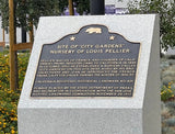 Cast bronze commemorative sign plaques - California historical landmarks plates - Personalized historical markers - Garden memorial stones
