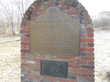 Cast bronze commemorative sign plaques - California historical landmarks plates - Personalized historical markers - Garden memorial stones