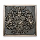 Custom Plaques with Complete 3d design in brass/bronze metal- Fully Custom Shape, design and Size