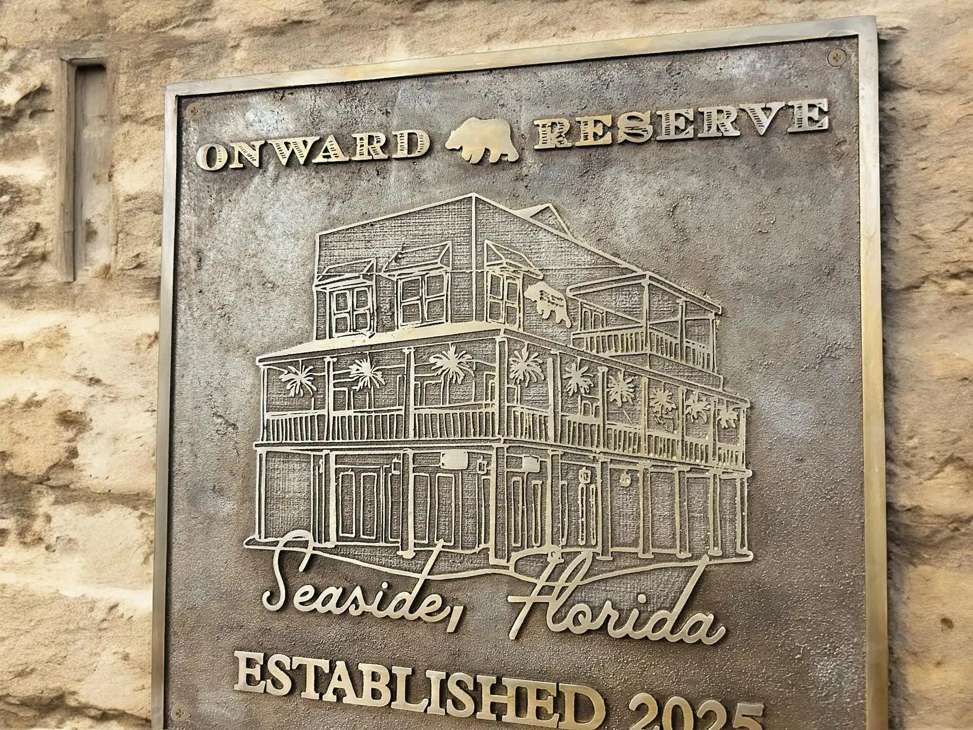 Custom Bronze Plaque – Bronze Anniversary gift, Unique gift ideas 