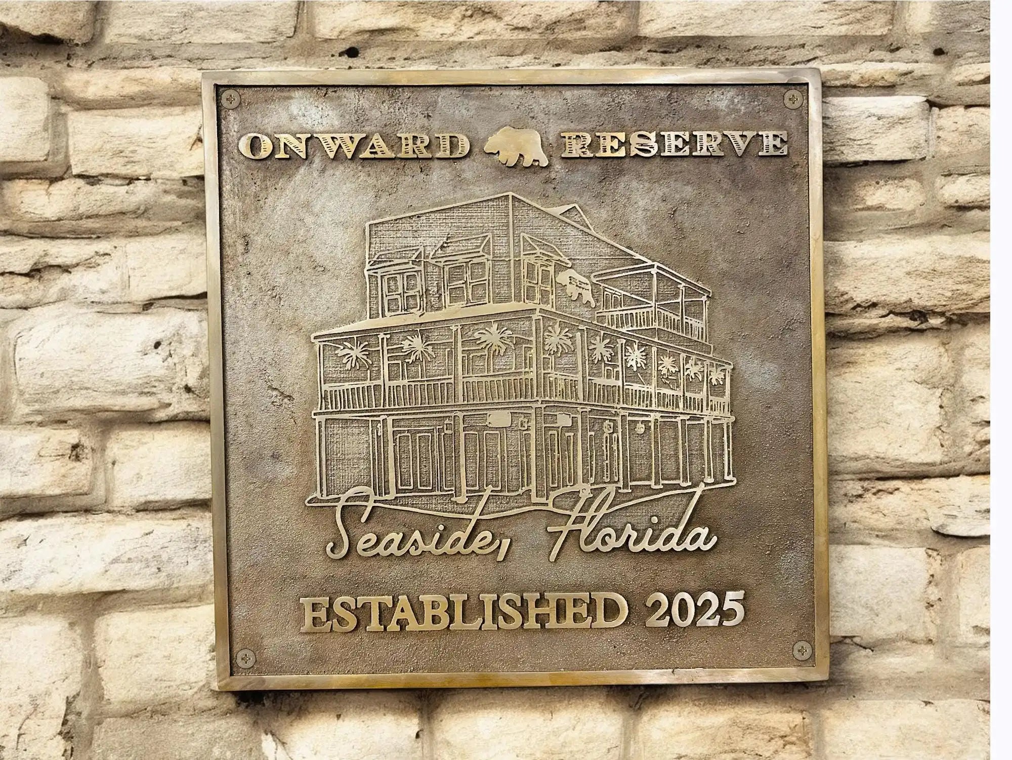 Custom Bronze Plaque – Bronze Anniversary gift, Unique gift ideas 