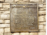 Custom Bronze Plaque – Bronze Anniversary gift, Unique gift ideas 