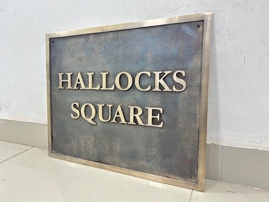 Custom Bronze Villa Signs – Personalized House & Office Nameplates