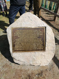 Customized Bronze Memorial Plaque 